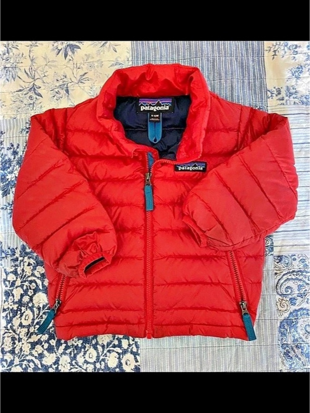 Patagonia Baby Down Sweater Red Puffer Jacket